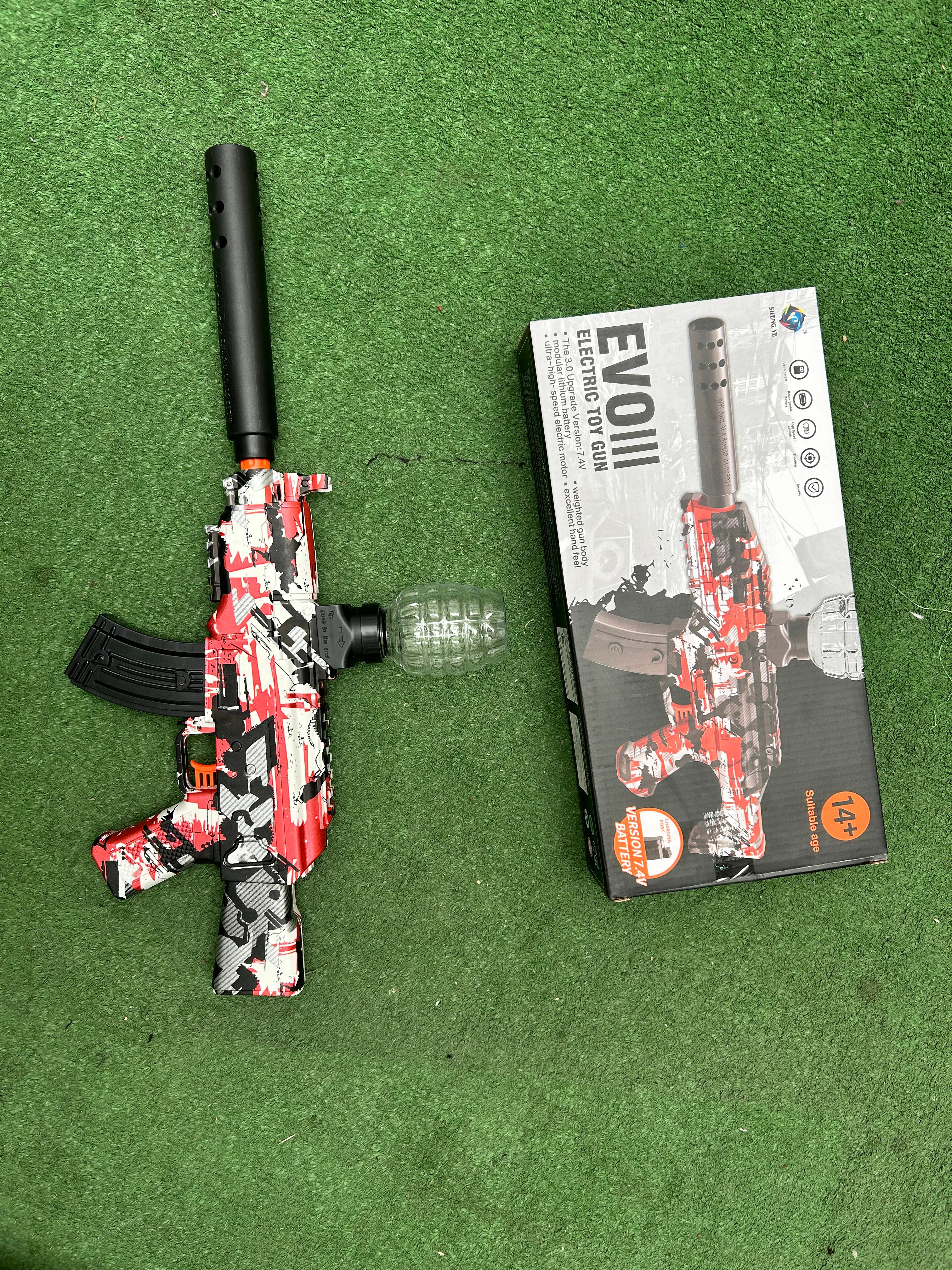 Rifle Pistola Hidrogel Eléctrica Evo III