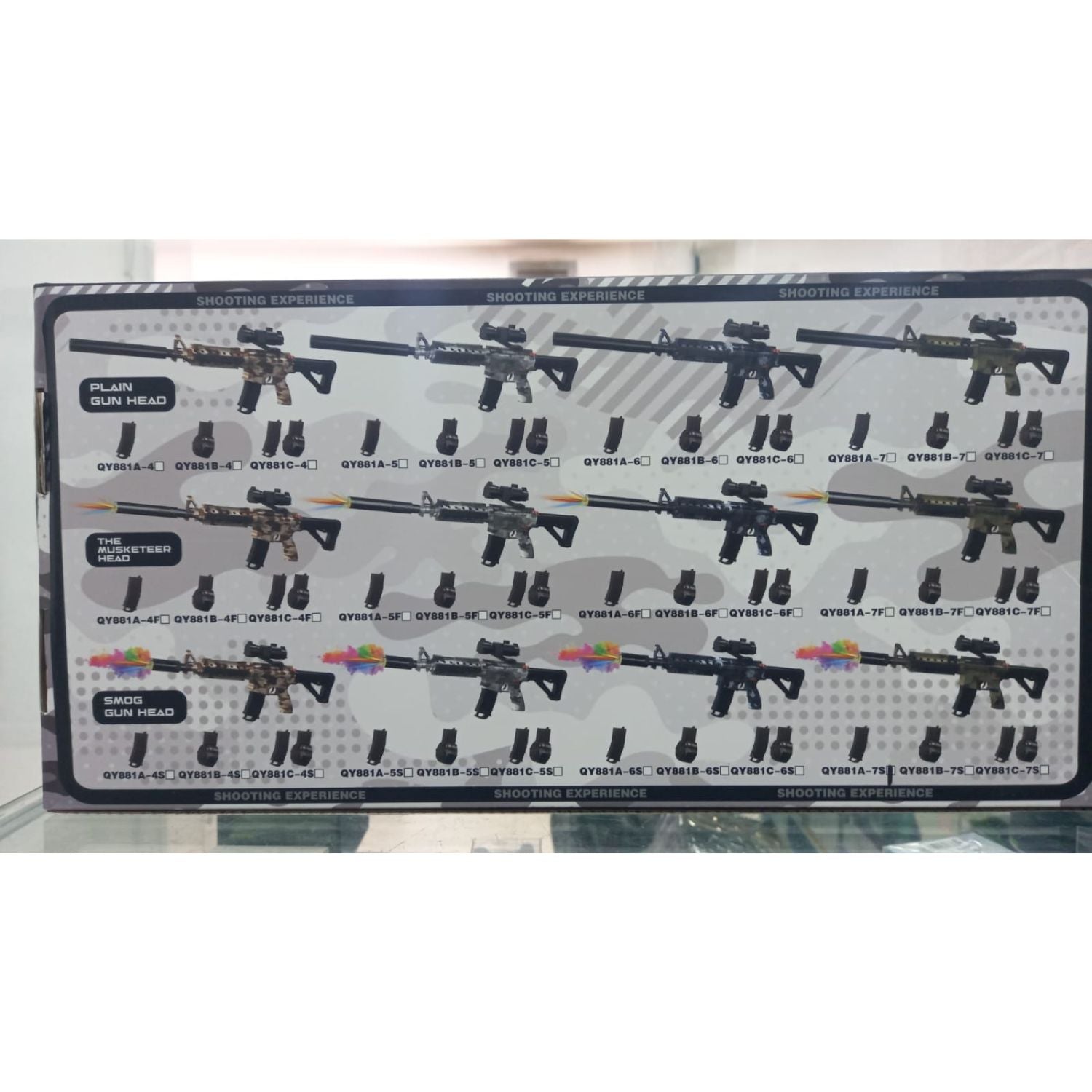 Rifle Pistola Hidrogel  M4A1 Recargable