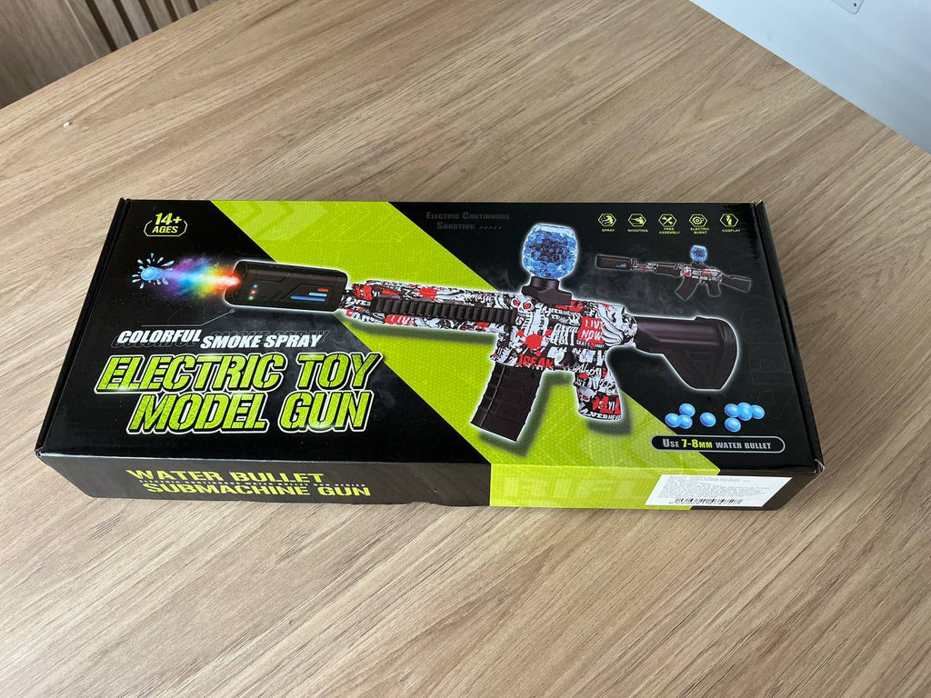 Pistola Hidrogel M416 Con Luz Y Humo